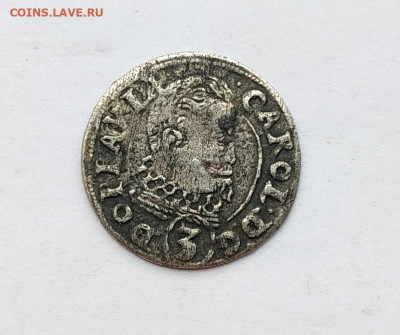 Троппау-Егердорф 3 крейцера 1620г Карл I, принц Лихтенштейна - IMG_20250101_123322