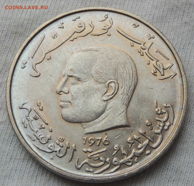 Тунис 1 динар 1976 до 5.01.2025 - Тунис 1 динар 76 .JPG