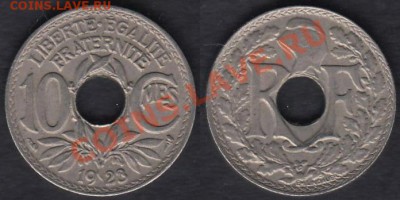 Франция 10 сантимов 1923 до 04.02.2012 21-30 - Франция 10 сантимов 1923