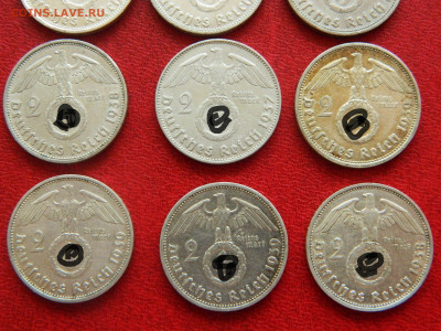 2 марки 1937. германия. Серебро. 9 шт. - DSCN3206.JPG