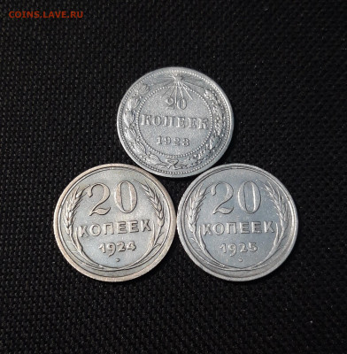 20 копеек 1923, 1924, 1925 года. До 09.01 - 20241221_230443