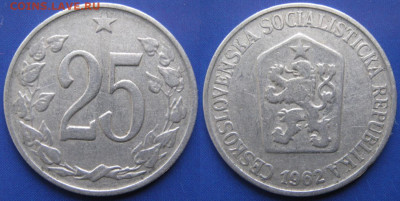 Чехословакия 25 геллеров 1962 до 09-01-25 в 22:00 - 44.16. -Чехословакия 25 геллеров 1962    160-ас19-6029