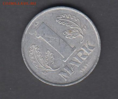 ГДР 1977 1 марка до 09 01 - 9