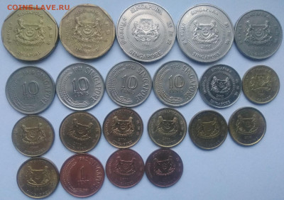ФИКС Монеты Сингапура 2 до 10.01.2025 22-00 мск - Сингапур 20