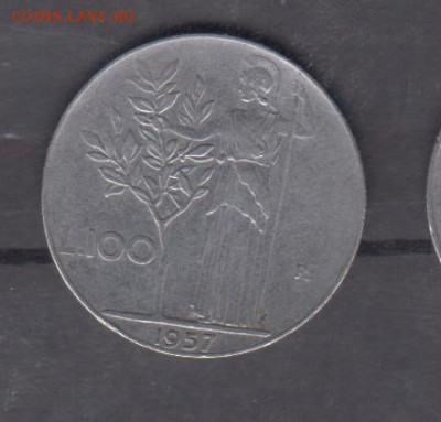 Италия 1957 100 лир до 09 01 - 268