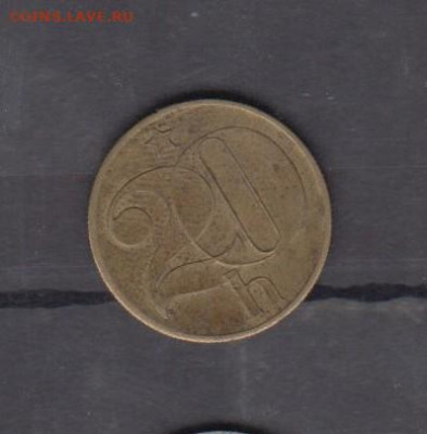 ЧССР 1989 20 геллеров до 09 01 - 310а