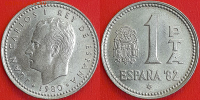Испания, 1 песета, 1980 (мм-541) – до 22:00, 10.01.25 - мм541