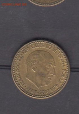 Испания 1963(в звезде 65) 1 песета до 10 01 - 19
