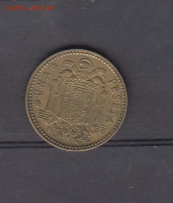 Испания 1963(в звезде 65) 1 песета до 10 01 - 19а
