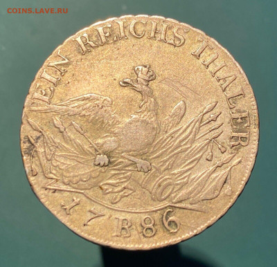 Prussia Brandeburg  1 Thaler - 1786 B - На оценку - 1786-1