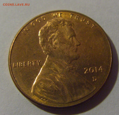 1 цент 2014 D США №1 12.01.2025 22:00 МСК - CIMG3282.JPG