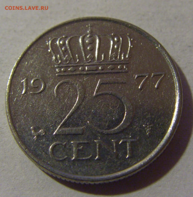 25 центов 1977 Нидерланды №1 12.01.25 22:00 М - CIMG3554.JPG
