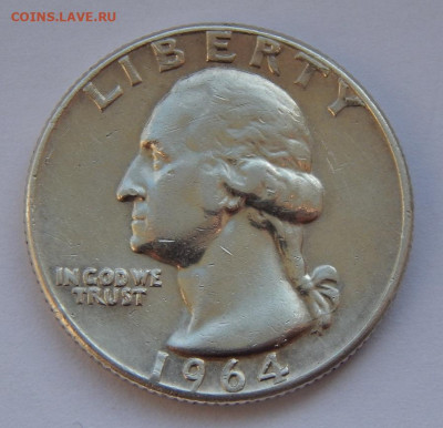 25 центов 1964 года США - DSCN9962.JPG