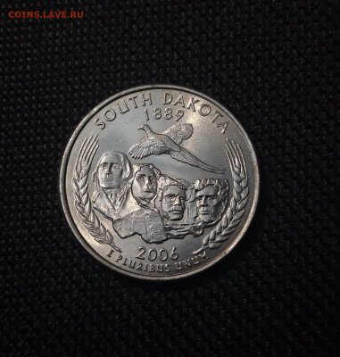 4 $) 2006 г.Квотеры 50 штатов - Дакота До 13.01 - 20241225_195917