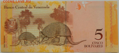 Венесуэла 5 боливаров 2011 г. С рубля! до 12.01.25 - DSCN3913.JPG