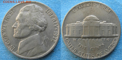 фикс Ходячка США 5 центов до 13-01-25 в 22:00 - 22.38. -США 5 центов 1972   170-к57-10482