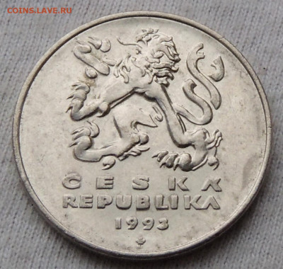Чехия 5 крон 1993 до 11.01.2025 - Чехия 5 крон 1993 .JPG