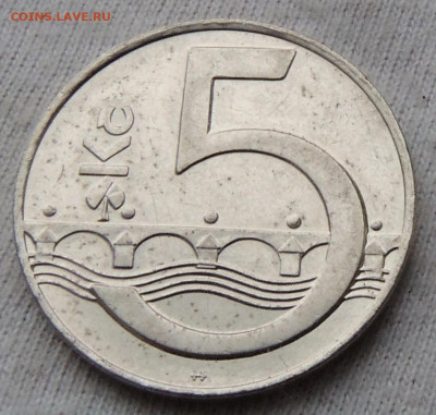 Чехия 5 крон 1993 до 11.01.2025 - Чехия 5 крон 1993.JPG