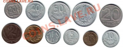 Недорогие иностранные монеты (распродажа лишнего материала). - Распродажа Польша-2