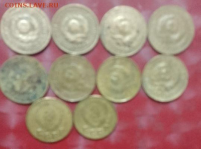 2 Подборки СССР по 1 коп Фикс - СССР - 1коп 10 монет 04.01.25 А