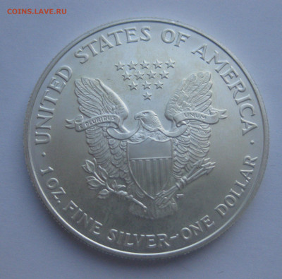 Монета США 1 доллар 2007 Шагающая свобода, цветная Серебро - IMG_2775.JPG