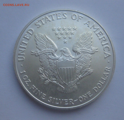 Монета США 1 доллар 2007 Шагающая свобода, цветная Серебро - IMG_2773.JPG