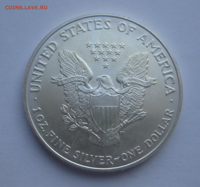 Монета США 1 доллар 2007 Шагающая свобода, цветная Серебро - IMG_2772.JPG