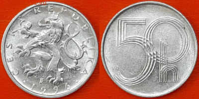 Чехия,  50 геллеров, 1996 (мм-872) – до 22:00, 19.01.25 - 872