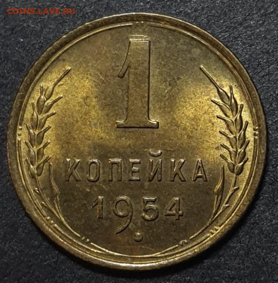 1 копейка 1954 UNC. До 17 января в 22.00 МСК - 20250107_191352