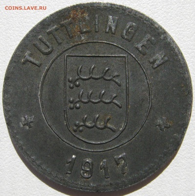 Германия Тутлинген нотгельд 10 пфеннигов 1917 до 17.01. - IMG_0103.JPG