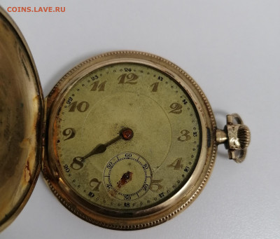 Карманные позолоченные часы Alpina 1920-е гг. Оценка - 1