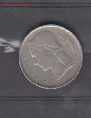 Бельгия 1951 1 франк надп на франц до 19 01 - 36
