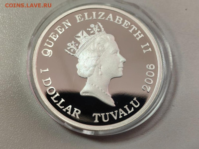 1 доллар 2006 Тувалу. Мерседес 300SL, Ag999, до 21.01 - Ю Мерседес-3