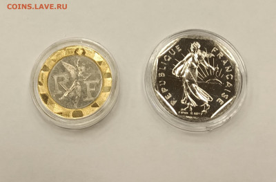 2 и 10 франков 1994, Франция - IMG_20250115_091101