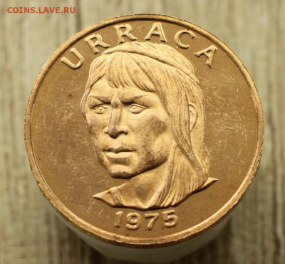 Панама 1 сентесимо 1975 Уррака Убаррага Маниа Тугри вождь - panama_1_sentesimo_1975_urraka_ubarraga_mania_tugri_vozhd_indejskogo_plemeni_guajmi_redkaja_iz_nabora