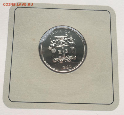 Ямайка 25 центов 1980 Вымпелохвостый колибри фауна - jamajka_25_centov_1980_vympelokhvostyj_kolibri_fauna_ptica_buklet_tirazh_4780 (1)