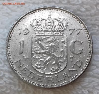 Нидерланды 1 гульден 1977 21 янв. 22:00 - НИДЕРЛАНДЫ 1 гульден 1977 20200215_142613