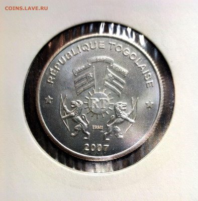 2500 франков Того 2007г.,UNC,до 18.01.2025г. 22:00 мск - 1001205180
