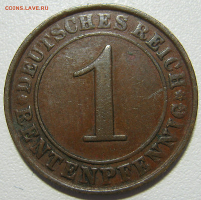  Веймар 1 рентенпфенниг 1924 A до 18.01. - IMG_2134.JPG