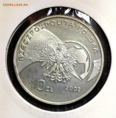 10 злотых Польша 2002г.,Proof,до 18.01.2025г. 22:00 мск - 1001205143