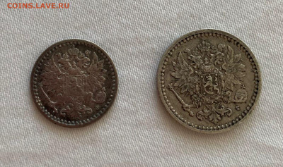 25 пенни 1866 и 50 пенни 1871 г для Финляндии на оценку. - c12af3aa-d2df-4e12-8571-fbf98728093b
