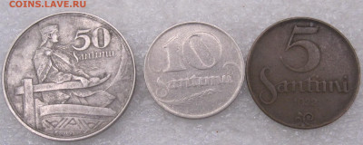 Латвия 1922 год 50, 10 и 5 сантимов до 18.01 - IMG_5583.JPG