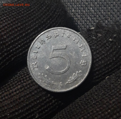 5 пфеннигов 1941 года Германия рейх До 23.01 - 20241225_202342