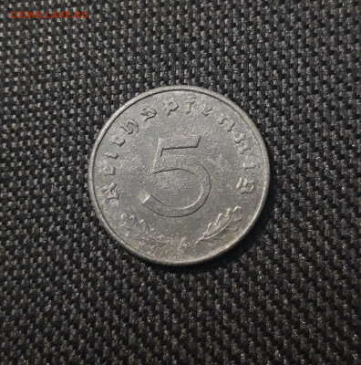 5 пфеннигов 1941 года Германия рейх До 23.01 - 20241225_202327