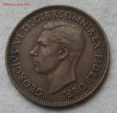 Великобритания ½ пенни 1952 до 22.01.2025 - Великобритания ½ пенни 1952 .JPG