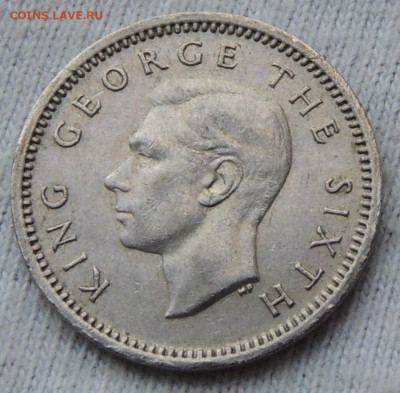Новая Зеландия 3 пенса 1952 до 22.01.2025 - Новая Зеландия 3 пенса 52 .JPG