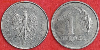 Польша, 1 грош 2002, (1003) до 22:00 24.01.25 - 1003