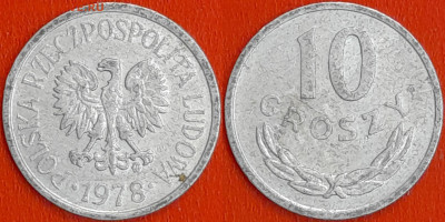 Польша, 10 грошей 1978, (1020) до 22:00 24.01.25 - 1020