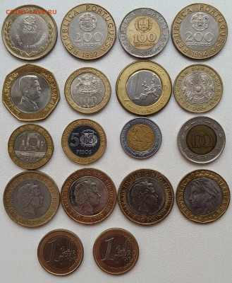 Лот №4. Иностранный биметалл. 18 шт, до 26.01 17:00 - lot4-01