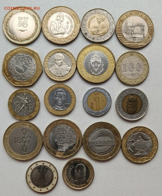 Лот №4. Иностранный биметалл. 18 шт, до 26.01 17:00 - lot4-00